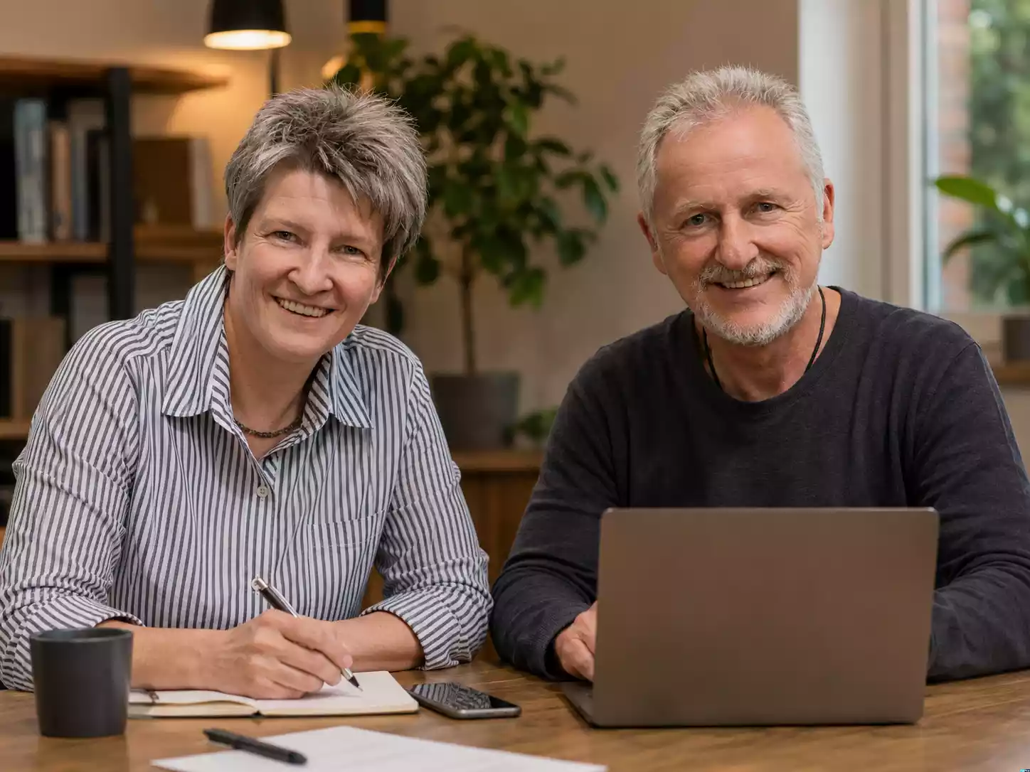 Petra Pfeifer und Herbert Schraps als Initiatoren von NeuroVoice Feuerwehr